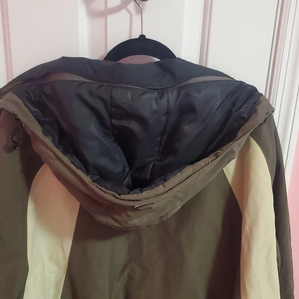 Volcom Olive And Cream Winter Coat
